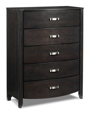 Cinema 5 Drawer Chest - Charcoal