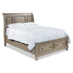 Windchester 3-Piece Queen Storage Bed - Grey