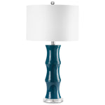 Yana 27" Table Lamp - Blue and White