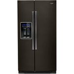 Whirlpool Black Stainless Steel Side-by-Side Refrigerator (28 Cu. Ft.) - WRS588FIHV