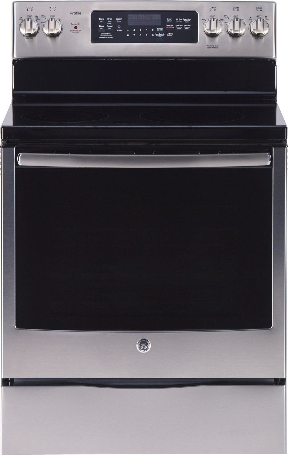 GE Stainless Steel Freestanding Electric True Convection Range (6.2 Cu. Ft.) - PCB905SKSS