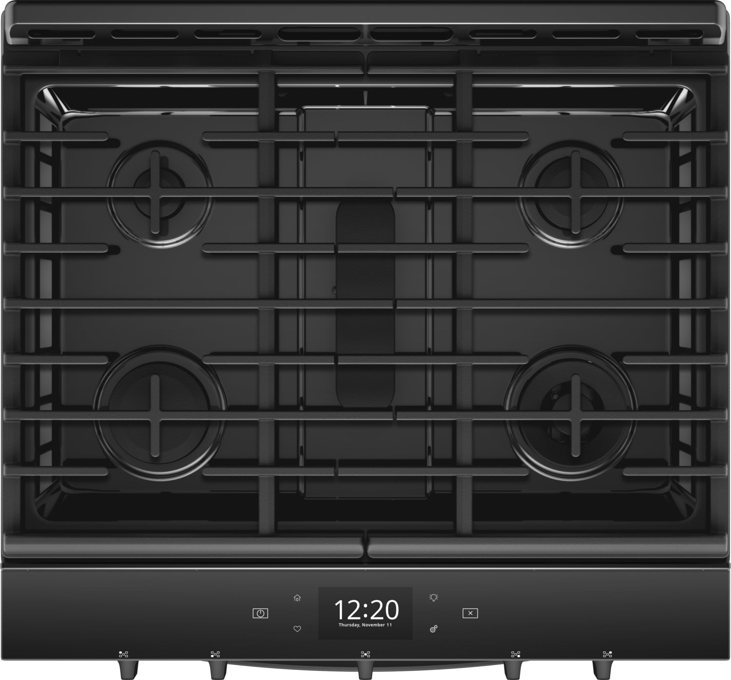 Whirlpool Black Slide-In Gas True Convection Range (5.8 Cu. Ft.) - WEG750H0HB