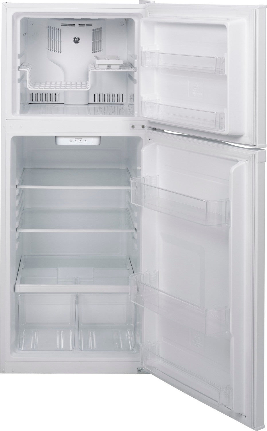 GE 24" 11.55 Cu. Ft. White Top-Freezer Refrigerator - GPE12FGKWW