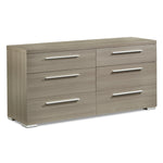 Bay Hill 6 Drawer Dresser - Grey