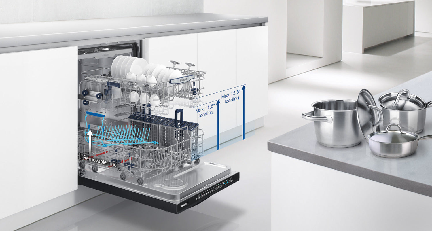 Samsung Black Stainless Steel 24" Dishwasher - DW80K7050UG/AC