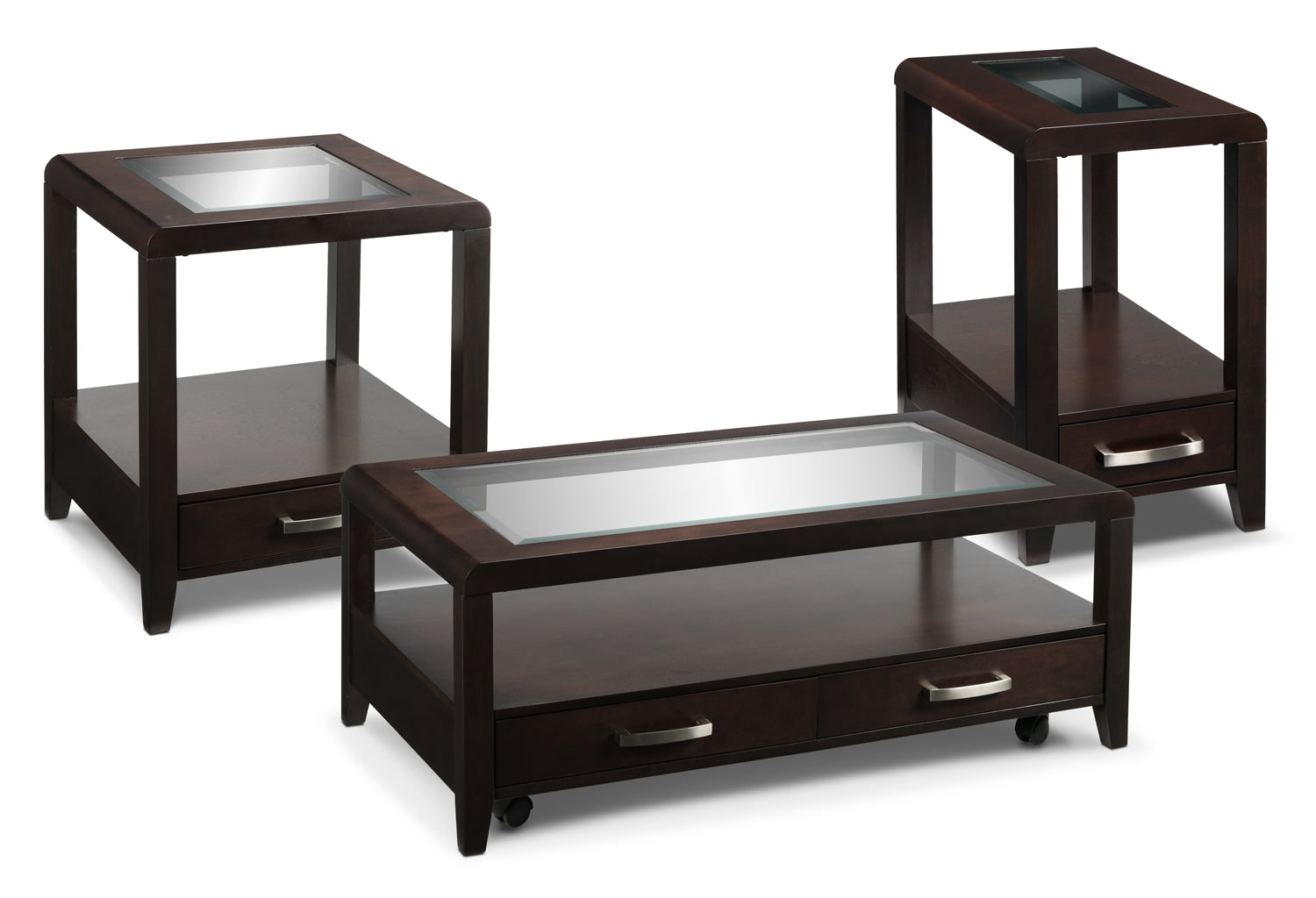 Avery 3-Piece Table Set - Espresso