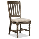 Bilboa 6-Piece Extendable Dining Set with Bench - Roasted Oak