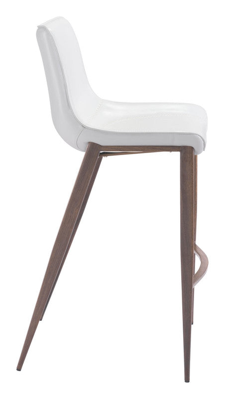 Teglberg Bar Height Stool - Greyish Brown/Walnut - Set of 2