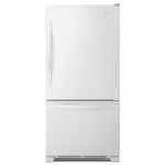 Whirlpool 30" 18.4 Cu. Ft. White Bottom-Freezer Refrigerator - WRB329DFBW