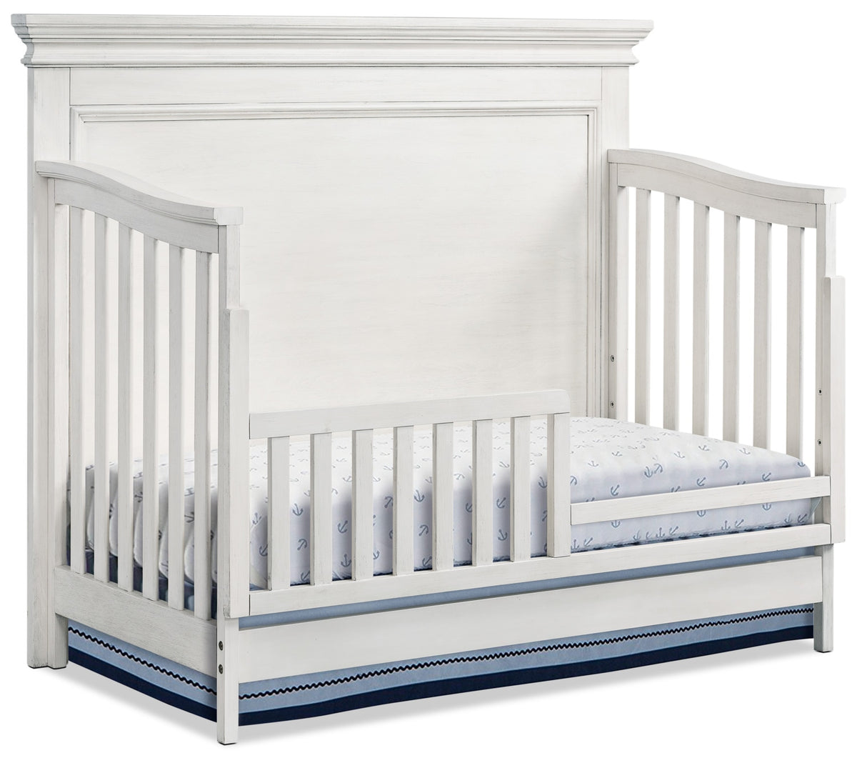 Riley Toddler Rail - Brushed White