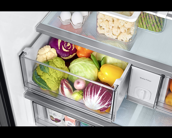 Samsung BESPOKE 36" French-Door Refrigerator with Autofill Pitcher (Without Panels) (30.1 Cu.Ft.) - RF30BB6200APAA