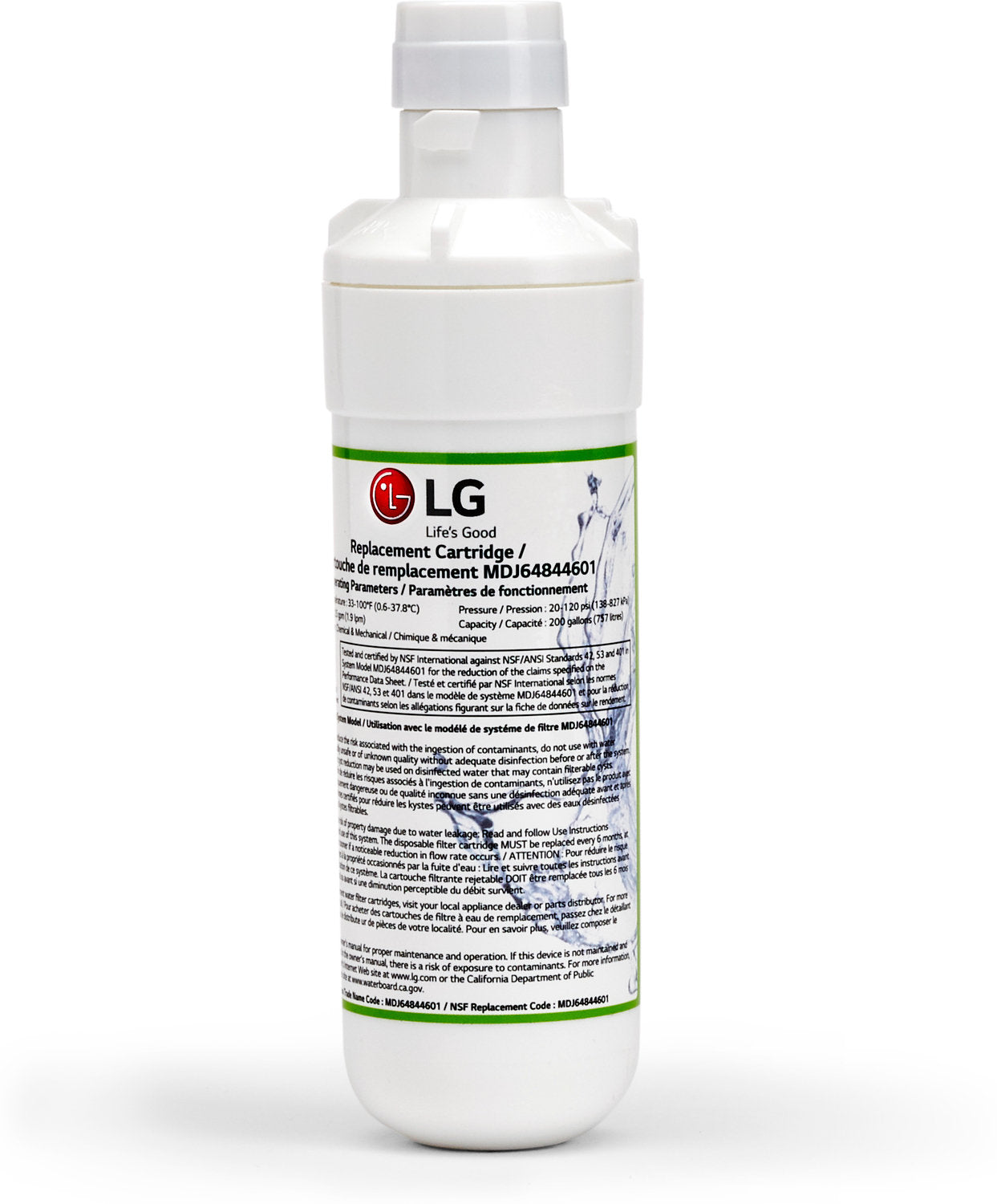 LG Appliances Water Filter - LT1000P