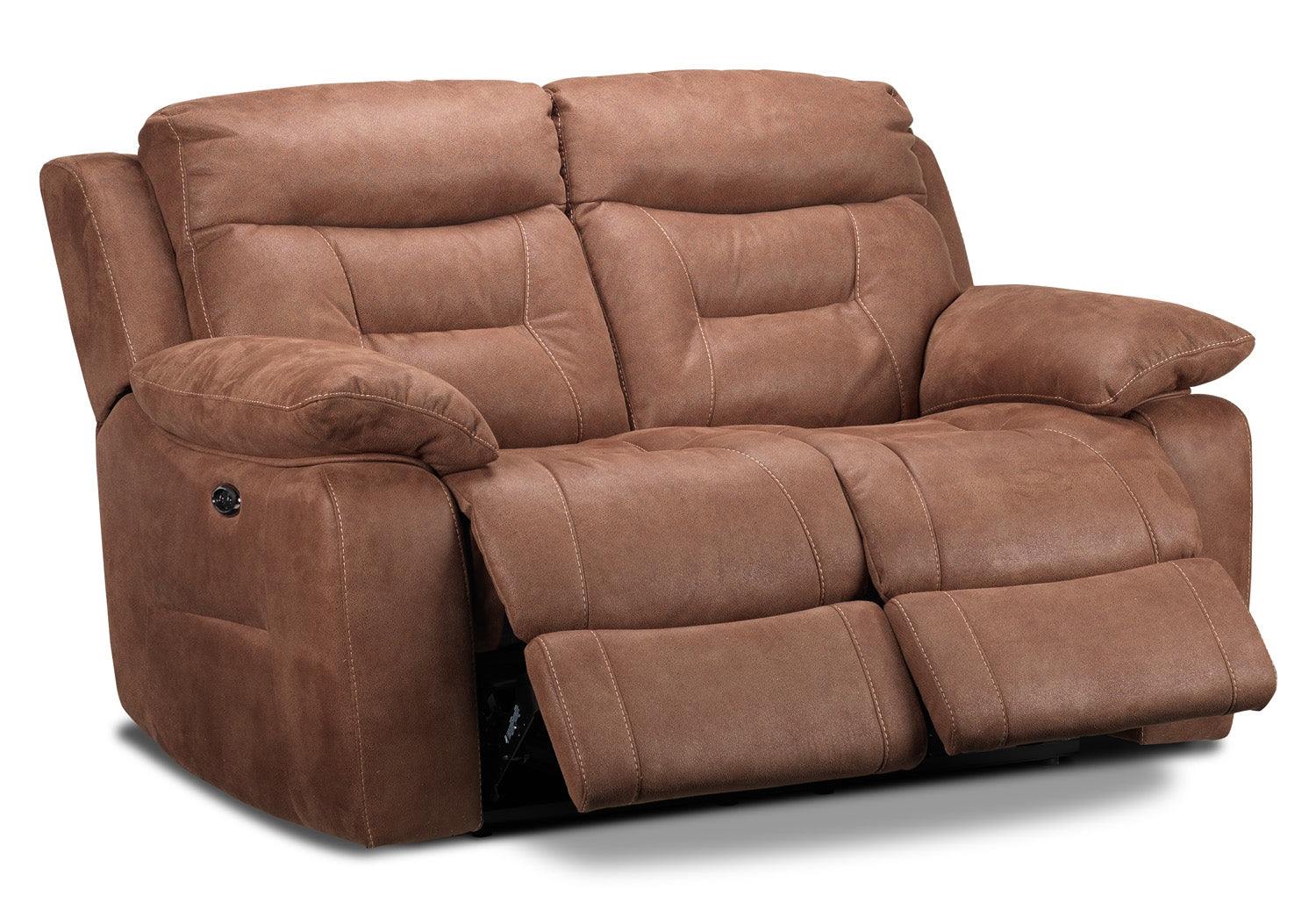 Collins Power Reclining Loveseat - Hazelnut