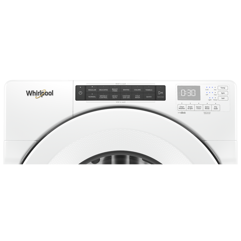 Whirlpool White Front Load Washer (5 Cu. Ft.) WFW560CHW Leon's
