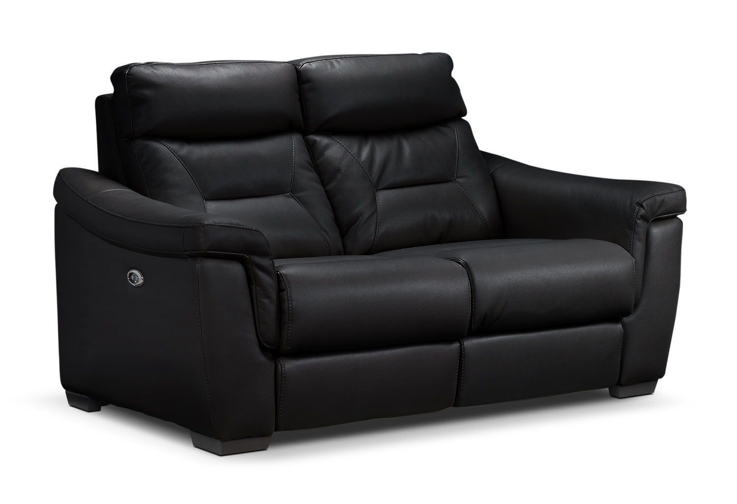 Ralston Power Reclining Loveseat - Black