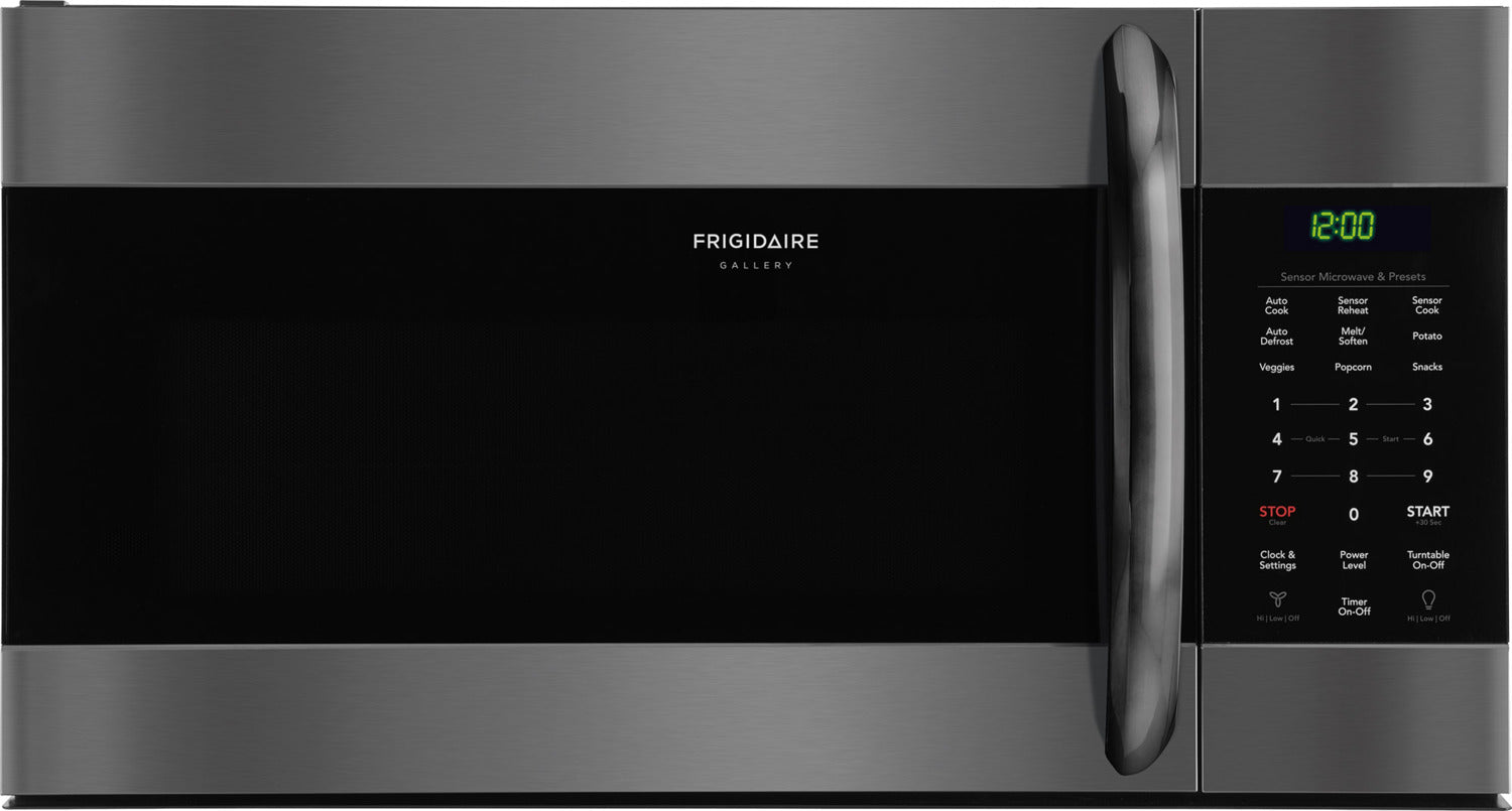 Frigidaire Gallery Black Stainless Steel Over-The-Range Microwave (1.7 Cu. Ft.) - CGMV176NTD