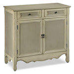 Beasley Accent Cabinet with Drawers - Antique White and Grey