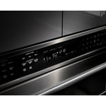 KitchenAid Black Stainless Steel Wall Oven (5.0 Cu. Ft.) w/ Microwave (1.4 Cu. Ft.) - KOCE500EBS