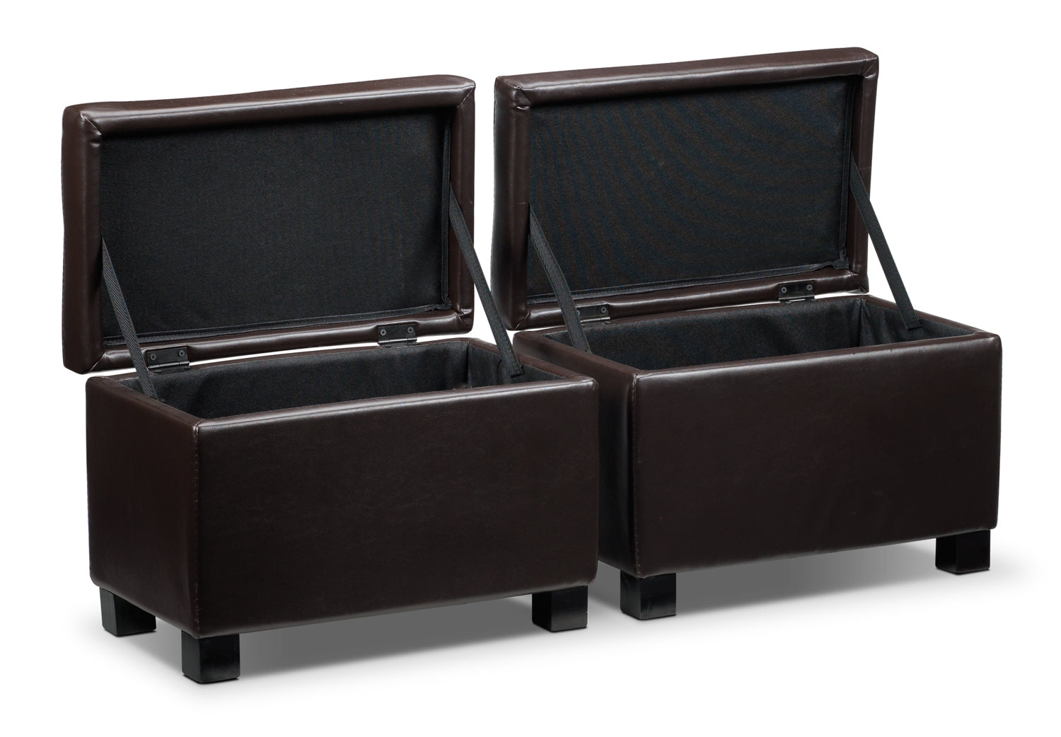 Paloma 3-Piece Ottoman - Chocolate