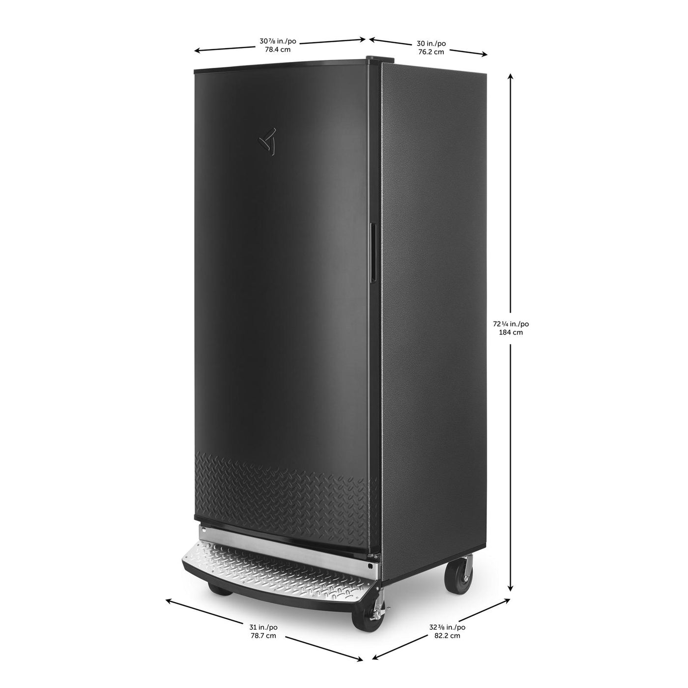 Gladiator Black 17.8 Cu. Ft. All Refrigerator - GARF30FDGB