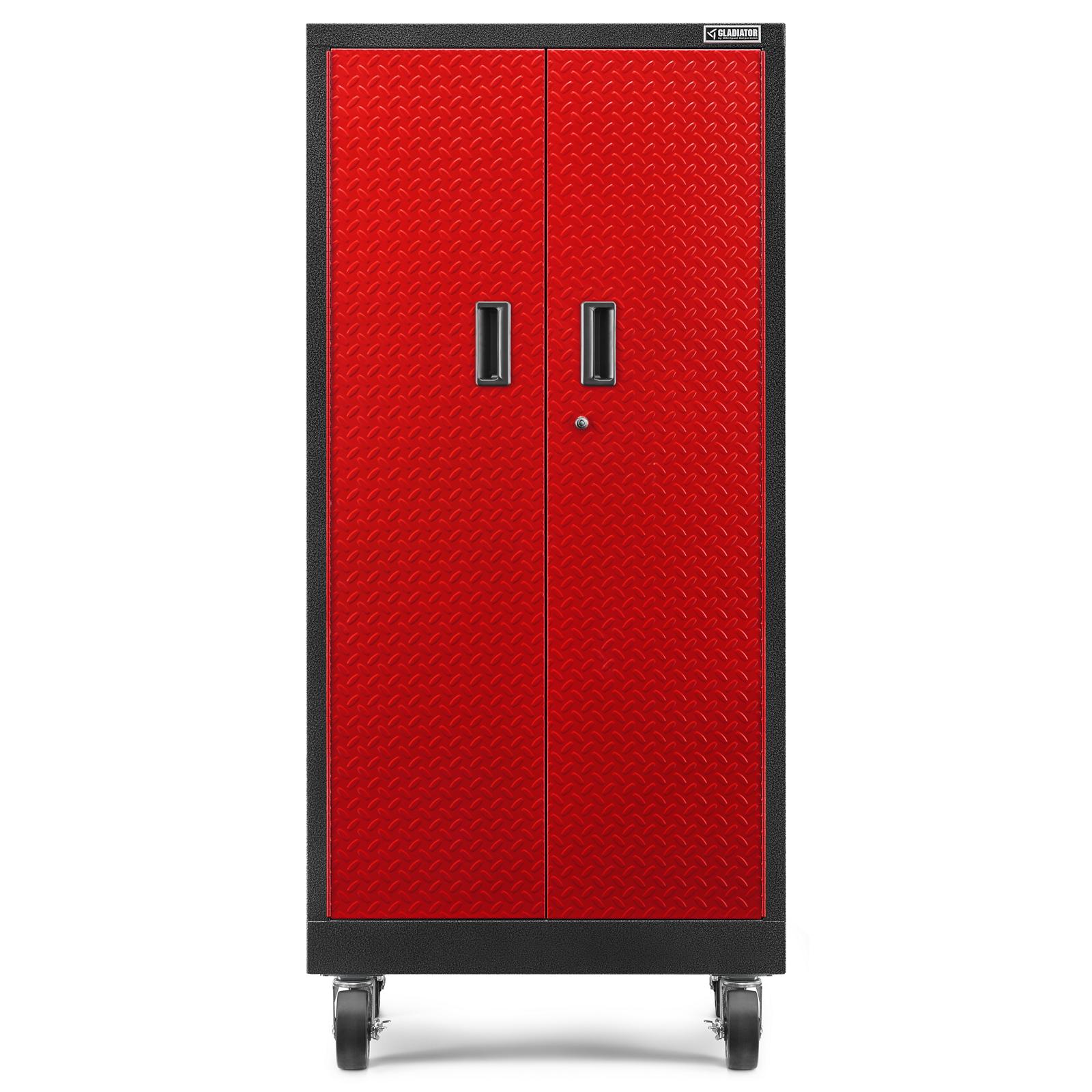 Gladiator Red Tread Premier Pre-Assembled Tall GearLocker - GATL302DKR