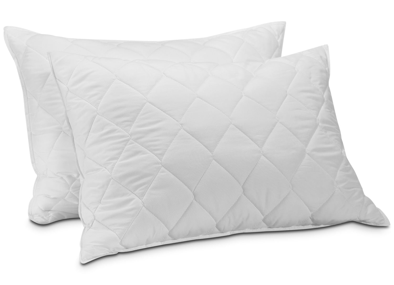 2 Memory Foam Pillows & Queen Luxury Sheet Set