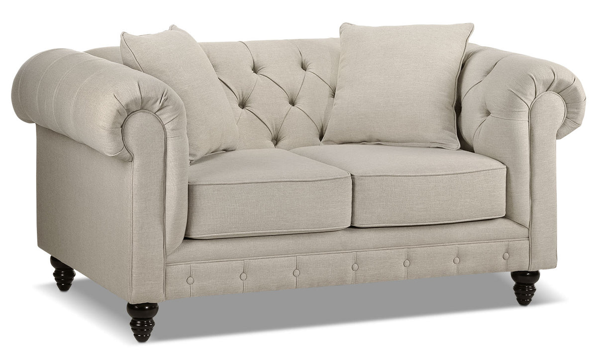 Nubia Loveseat - Stone