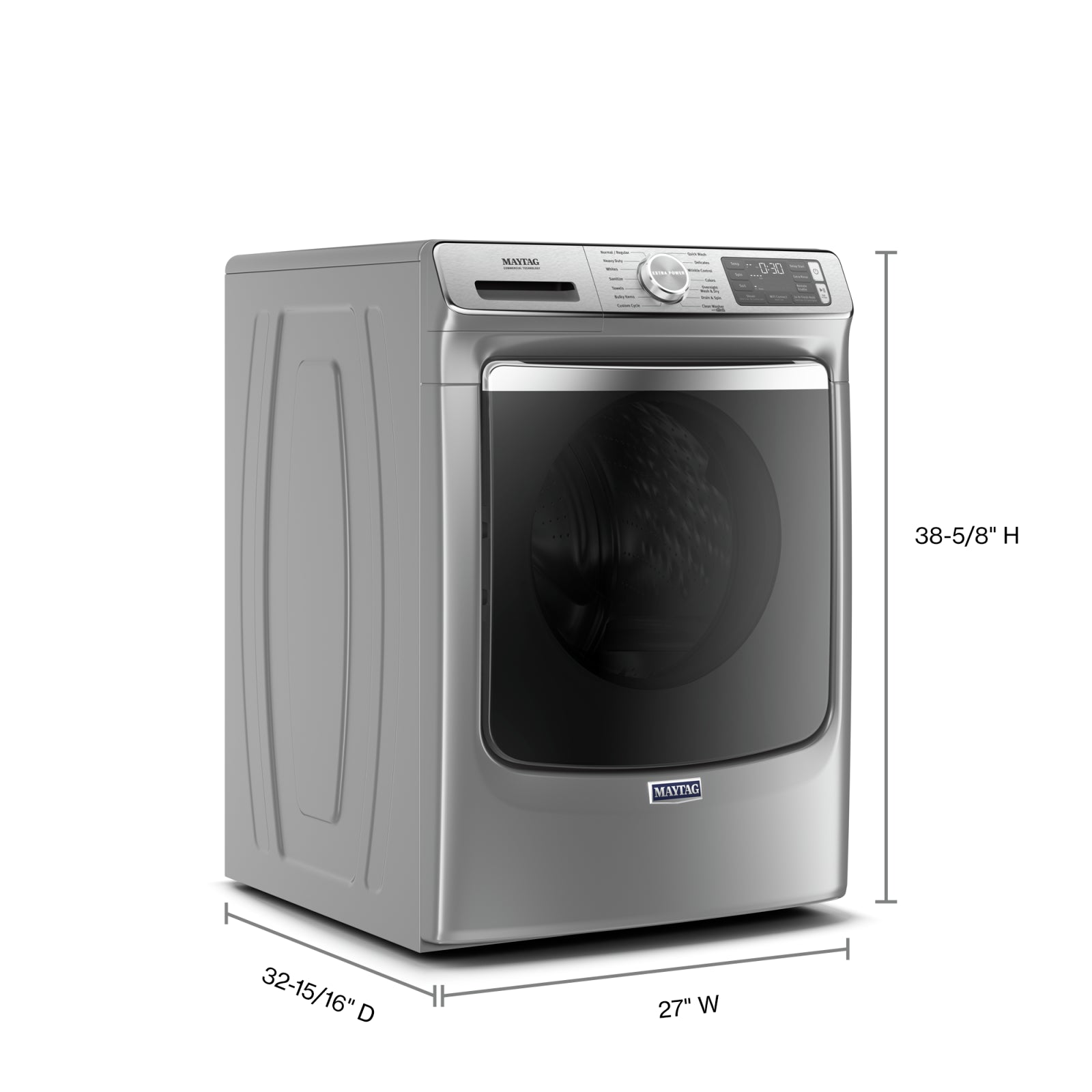 Maytag Metallic Slate Front Load Washer (5.8 Cu. Ft.) - MHW8630HC