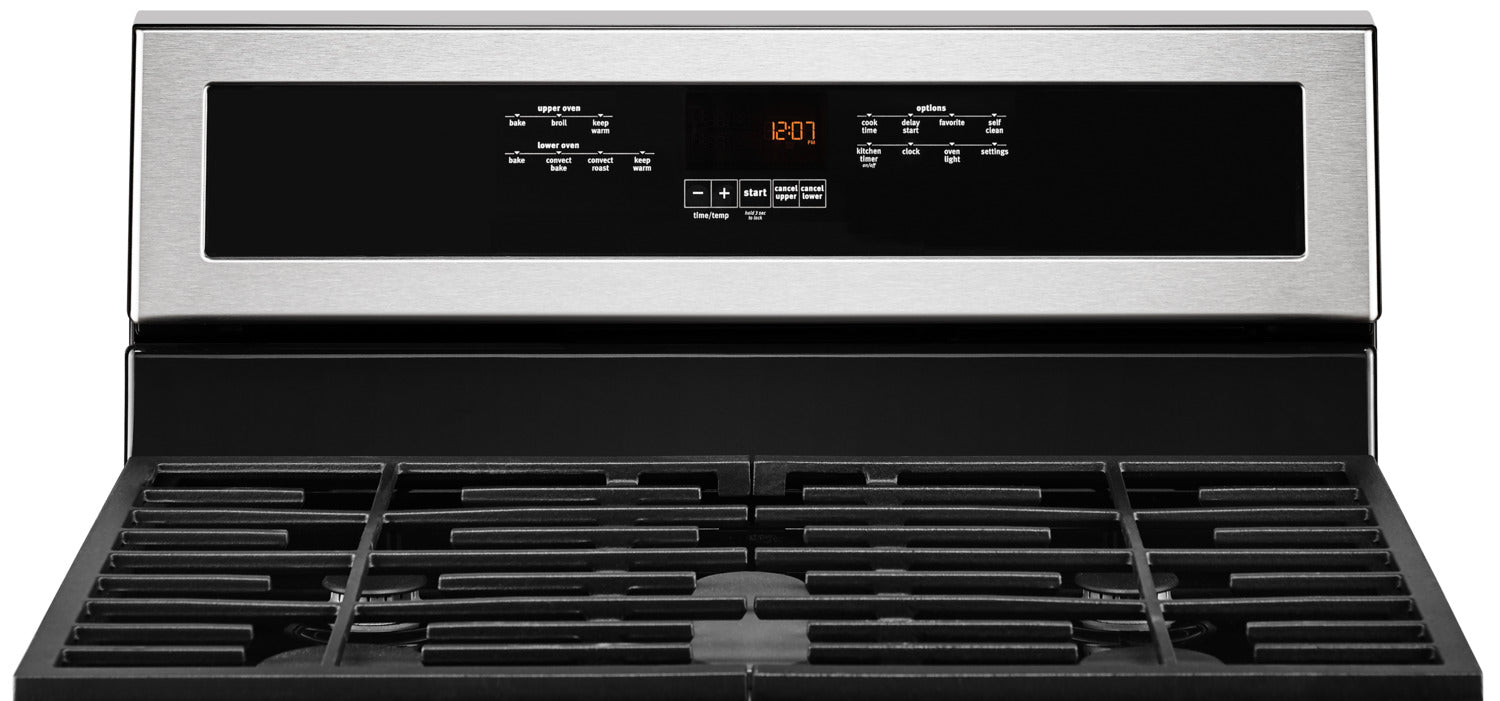 Maytag Stainless Steel Freestanding Gas Double Oven (6.0 Cu. Ft.) - MGT8800FZ