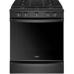 Whirlpool Black Slide-In Gas True Convection Range (5.8 Cu. Ft.) - WEG750H0HB