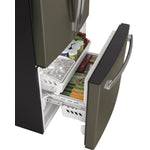 GE Slate Counter-Depth French Door Refrigerator (18.6 Cu. Ft.) - GWE19JMLES