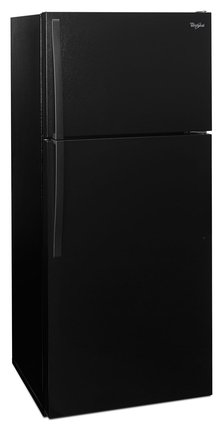 Whirlpool 28" 14.3 Cu. Ft. Black Top-Freezer Refrigerator - WRT314TFDB
