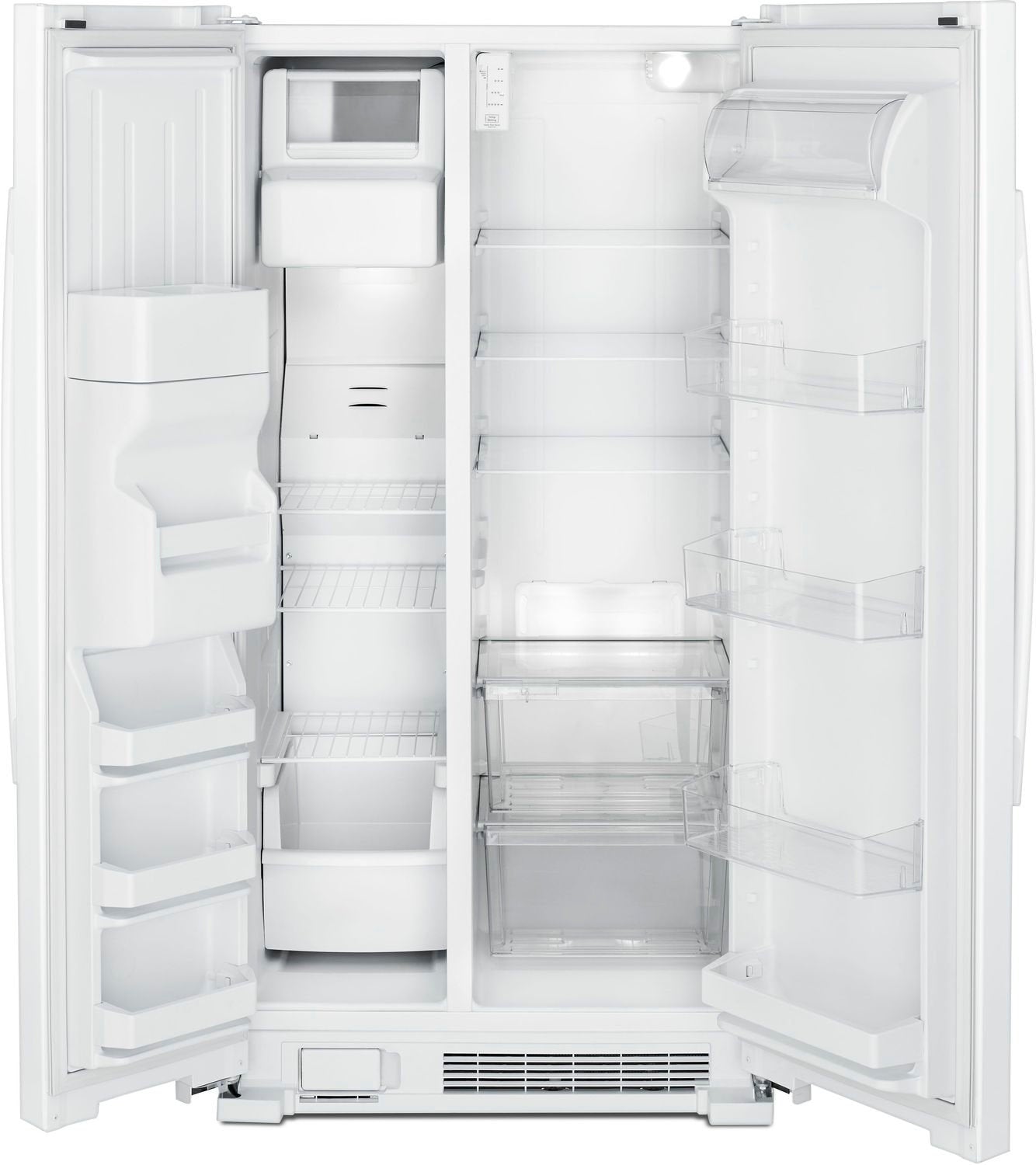 Amana 33" 21.4 Cu. Ft. White Side-by-Side Refrigerator - ASI2175GRW