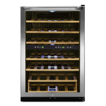 Frigidaire Stainless Steel 38-Bottle, Two-Zone Wine Cooler - FFWC38C2QS