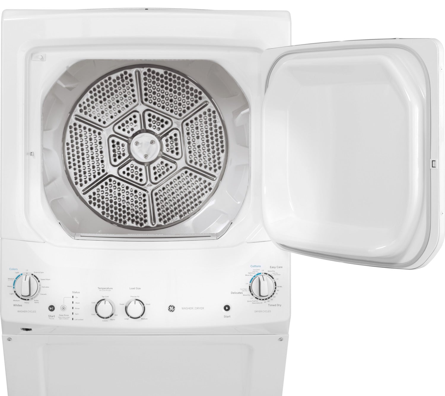 GE White Electric Laundry Centre - GUD24ESMMWW