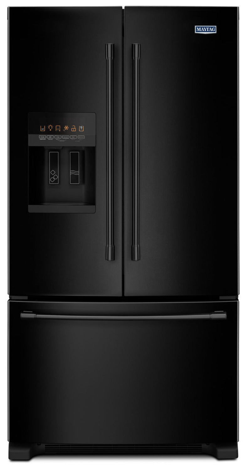 Maytag Black French Door Refrigerator (25 Cu. Ft.) MFI2570FEB