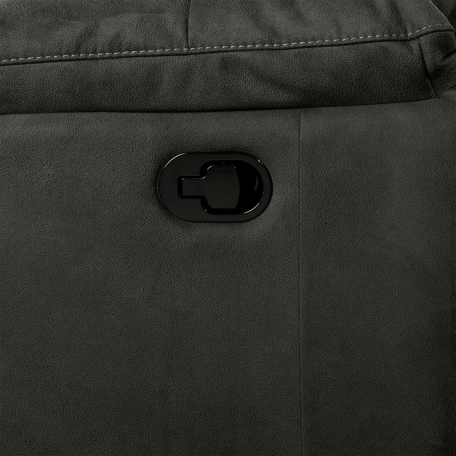 Pasadena 6-Piece Reclining Sectional with Right-Facing Chaise - Dark Grey