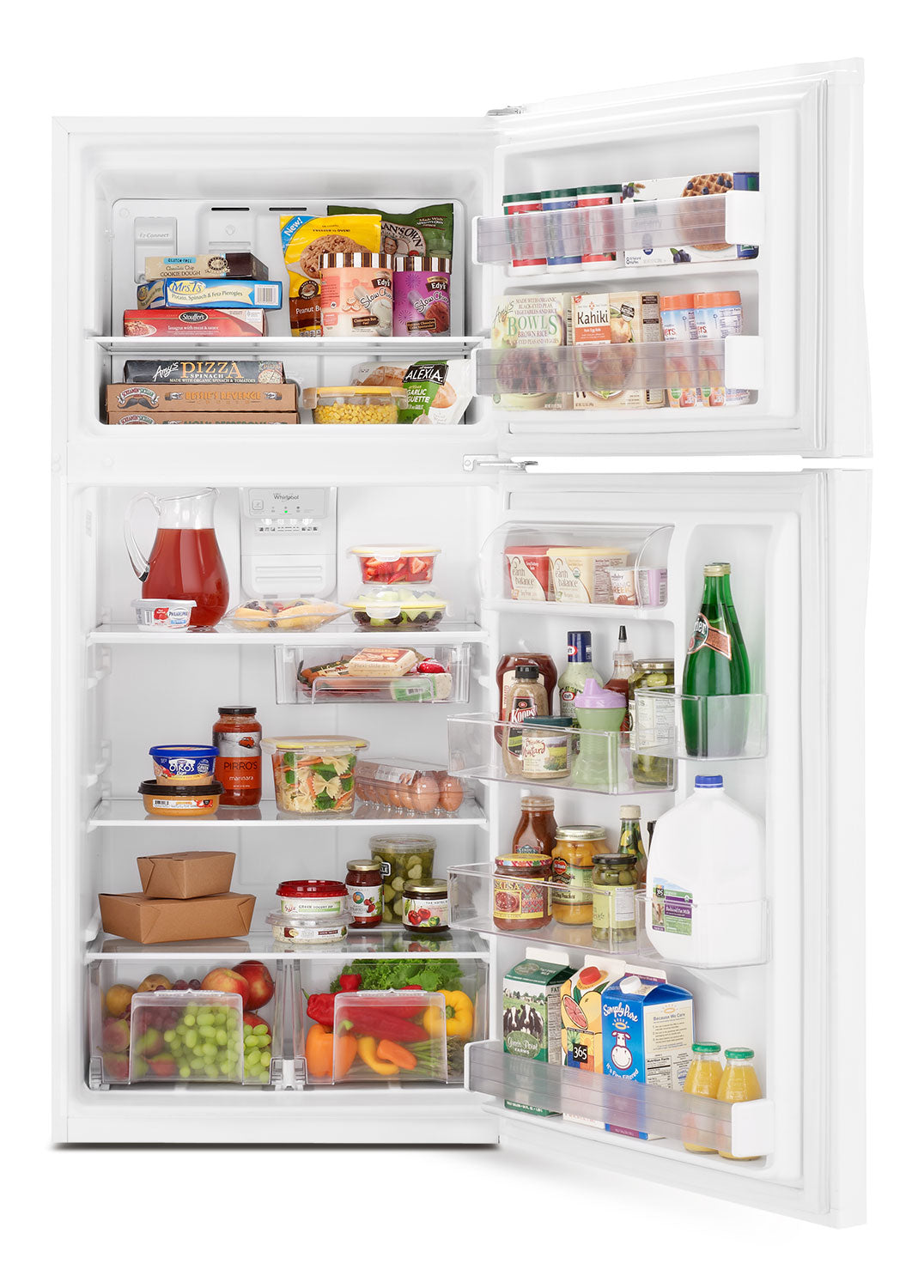 Whirlpool 30" 19.2 Cu. Ft. White Top-Freezer Refrigerator - WRT519SZDW