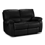 Piermont Reclining Loveseat - Black