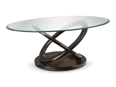 Atomic 48" Coffee Table - Brown Cherry