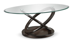 Atomic Coffee Table - Brown Cherry