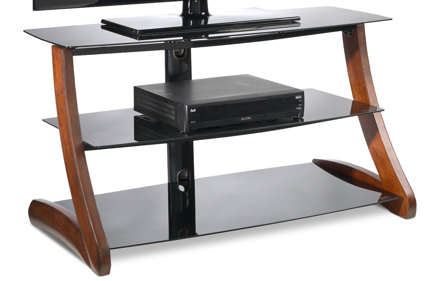 Astrix 50" TV Stand - Black and Brown