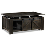 Gable 50" Lift-Top Coffee Table - Weathered Charcoal