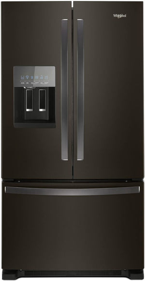 Whirlpool Black Stainless Steel French Door Refrigerator (25 Cu. Ft.) - WRF555SDHV