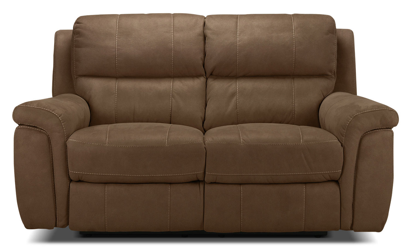 Roarke Reclining Loveseat - Tobacco