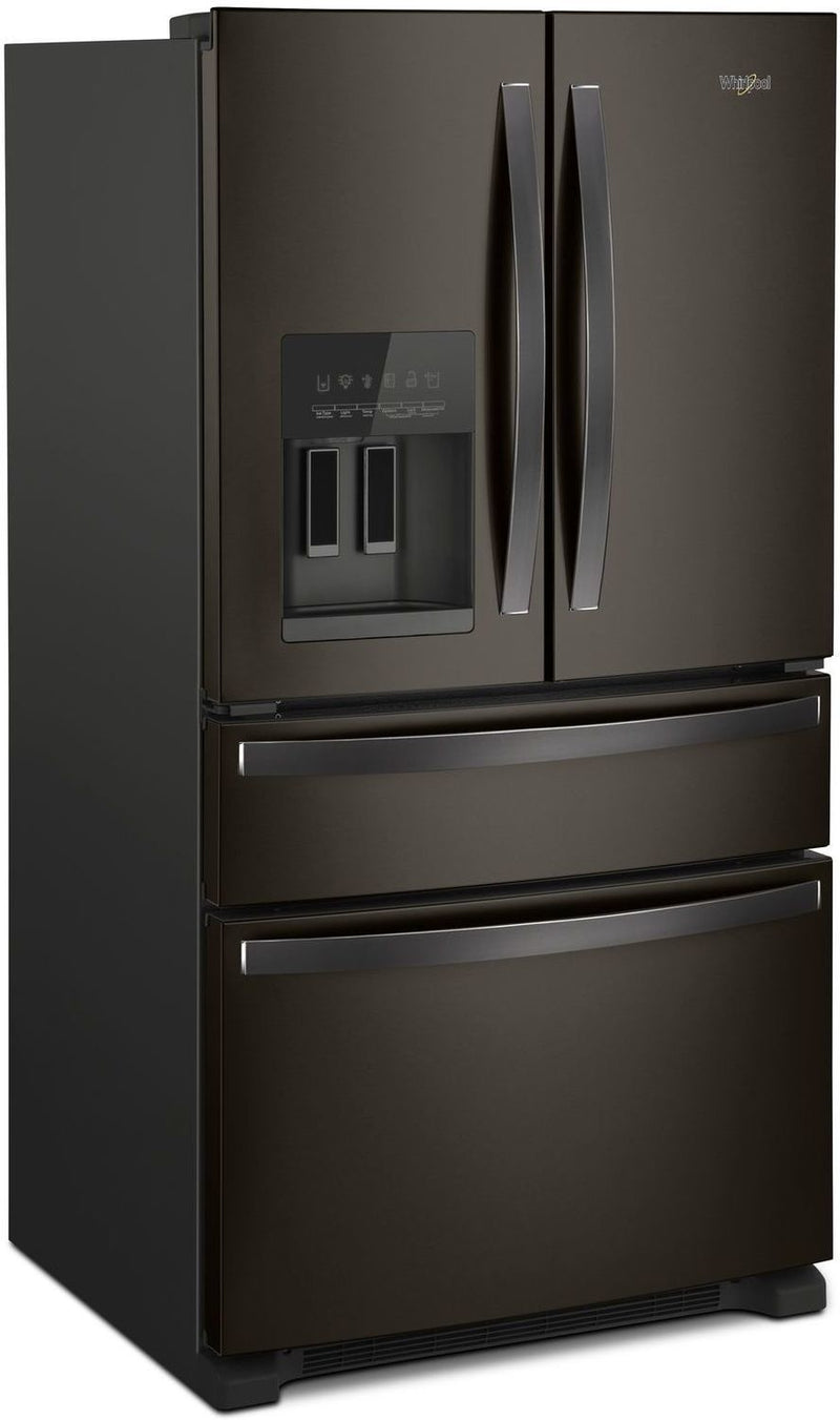 Whirlpool Black Stainless Steel French Door Refrigerator (25 Cu. Ft