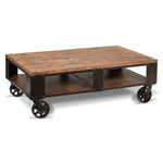 Pinebrook 52" Coffee Table - Distressed Natural Pine
