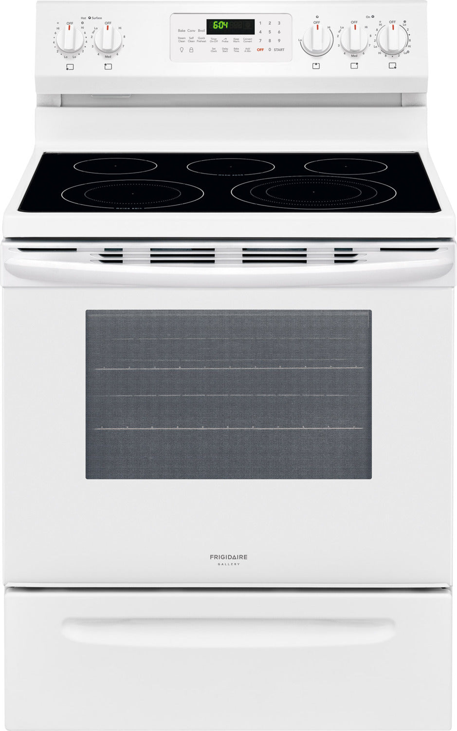 Frigidaire Gallery White Freestanding Electric True Convection Range (5.7 Cu. Ft.) - CGEF3059TW