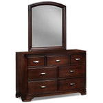 New Justin Mirror - Deep Cherry