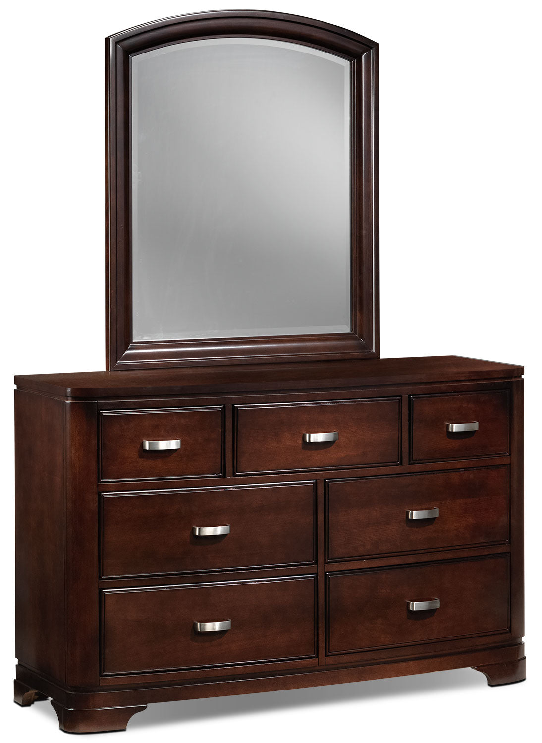 New Justin Mirror - Deep Cherry